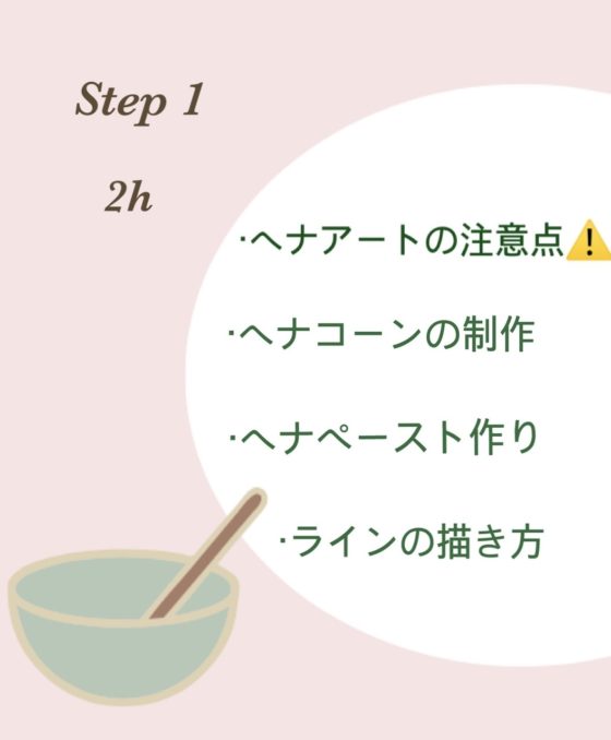 3月のヘナアート集中講座は、