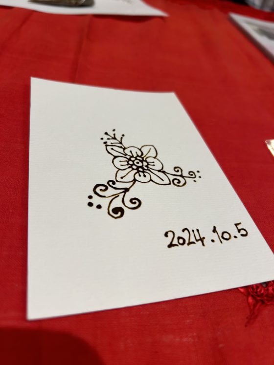 3/20（金・祝）は、パルコジョッキさんでヘナアート